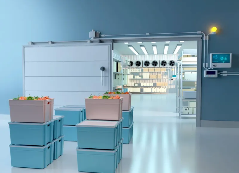 Cold chain temperature monitoring in pharmaceutical logistics