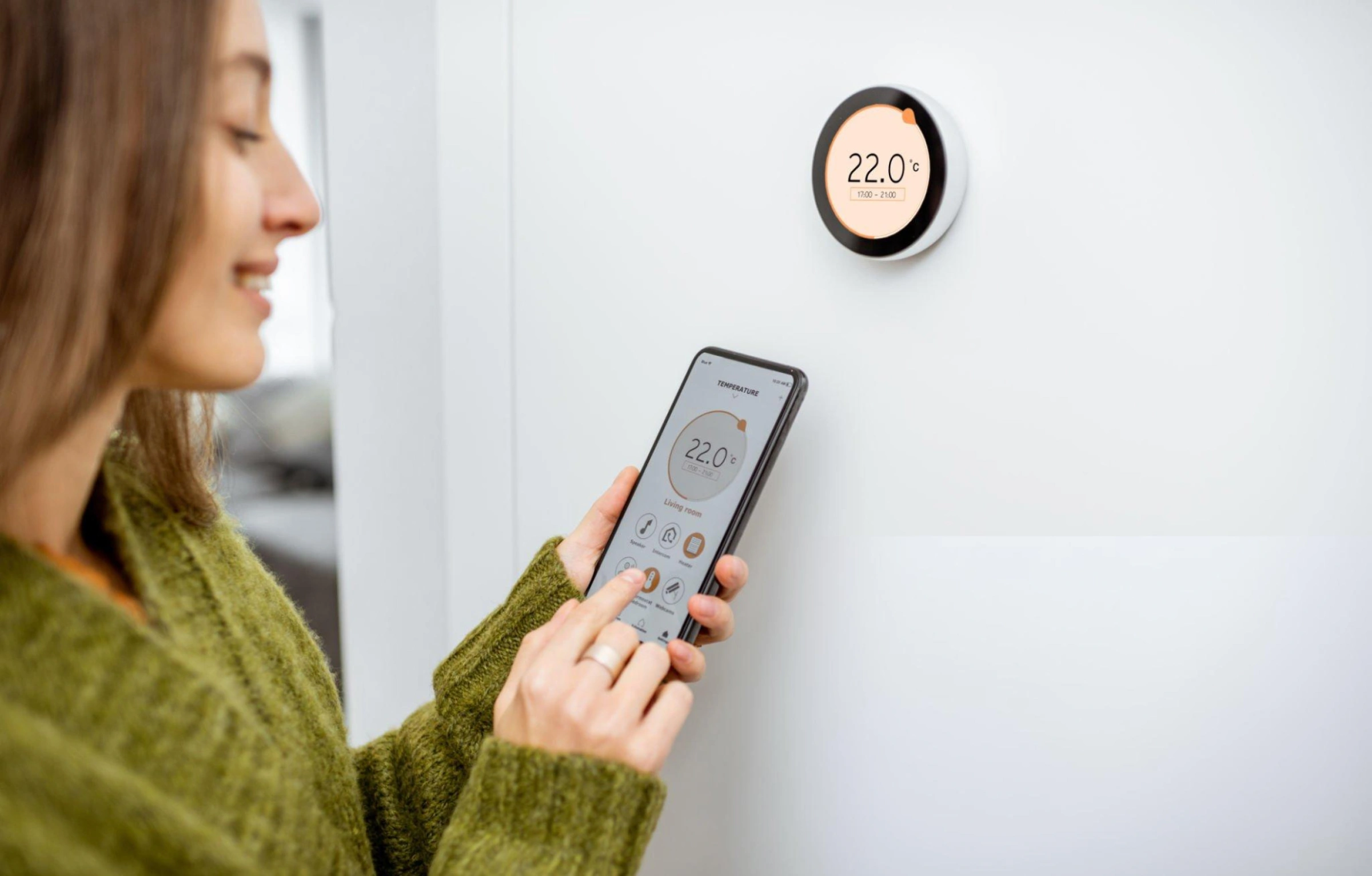 Smart city infrastructure with connected IoT devices and urban technology