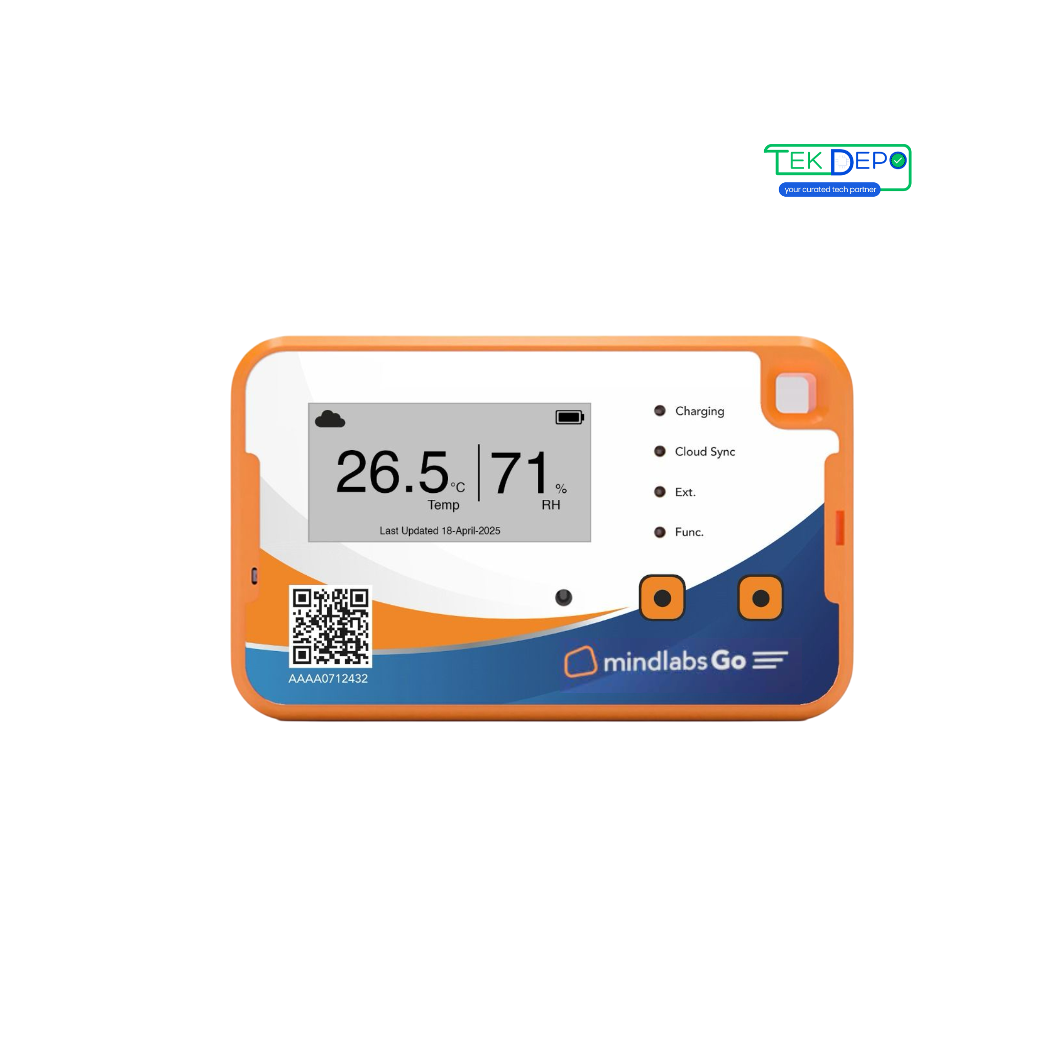 Go Series Rechargeable Datalogger | with Display
